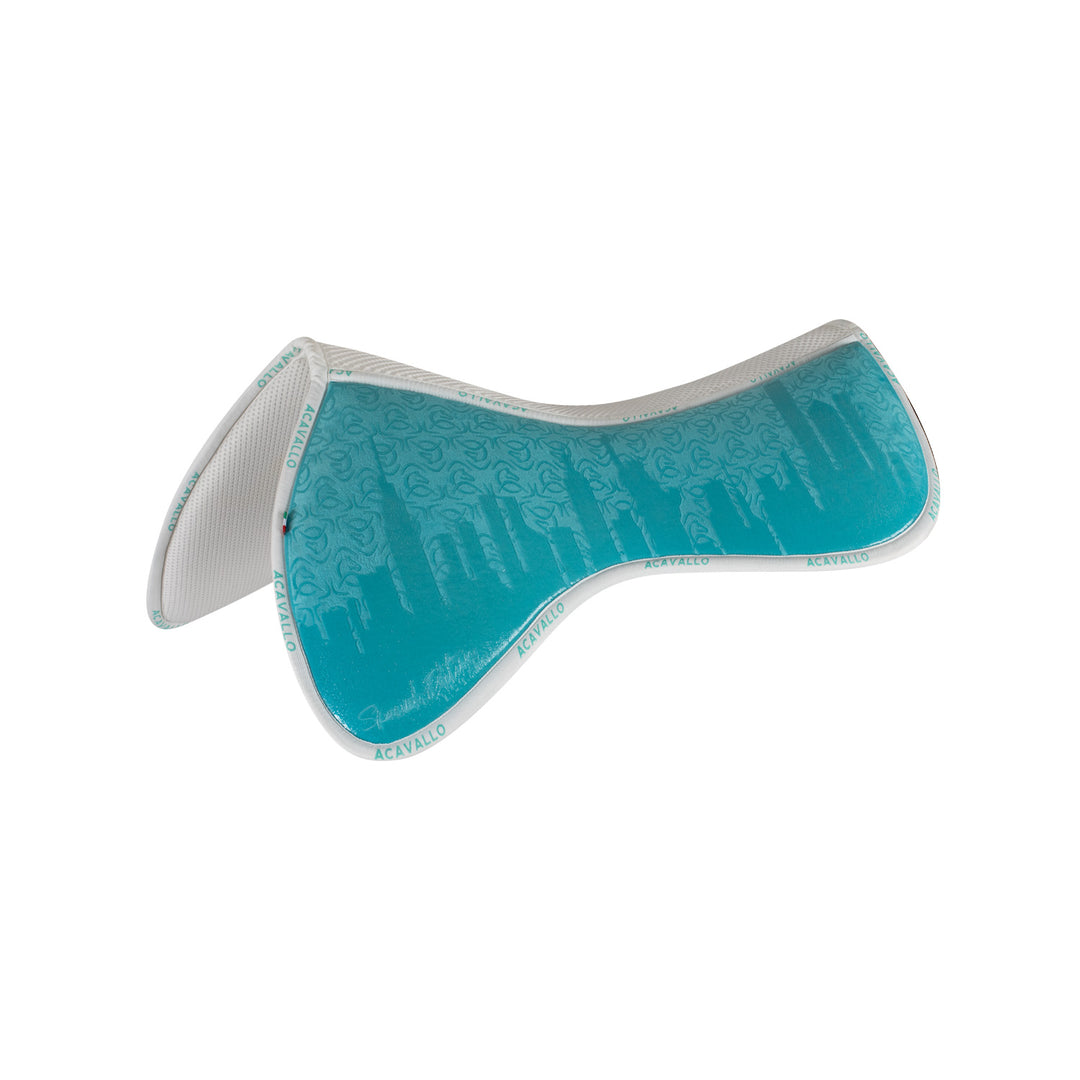 Acavallo Memory Foam Withers Free 3D Spacer Louvre & Silicone Grip Half Pad