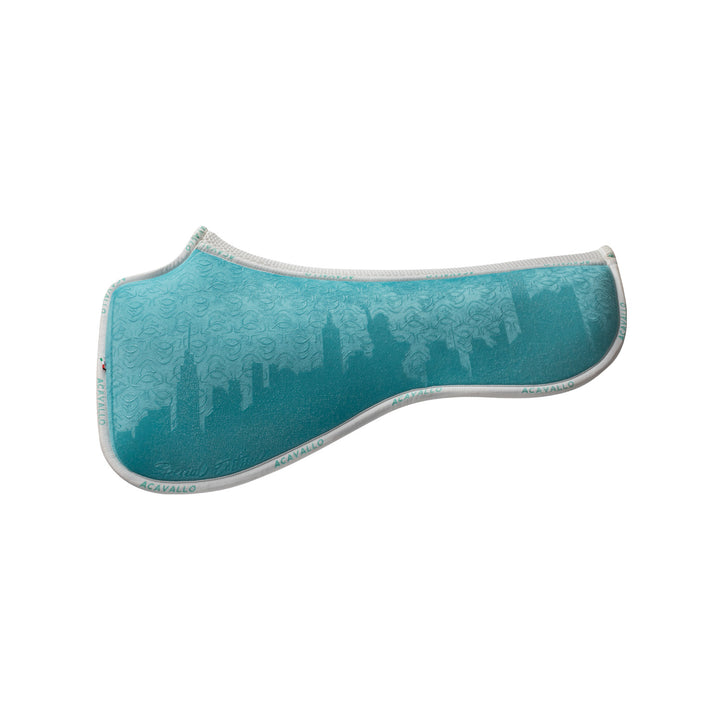 Acavallo Memory Foam 3D Spacer Louvre &amp; Silicone Grip Special Edition Half Pad - Sky Blue