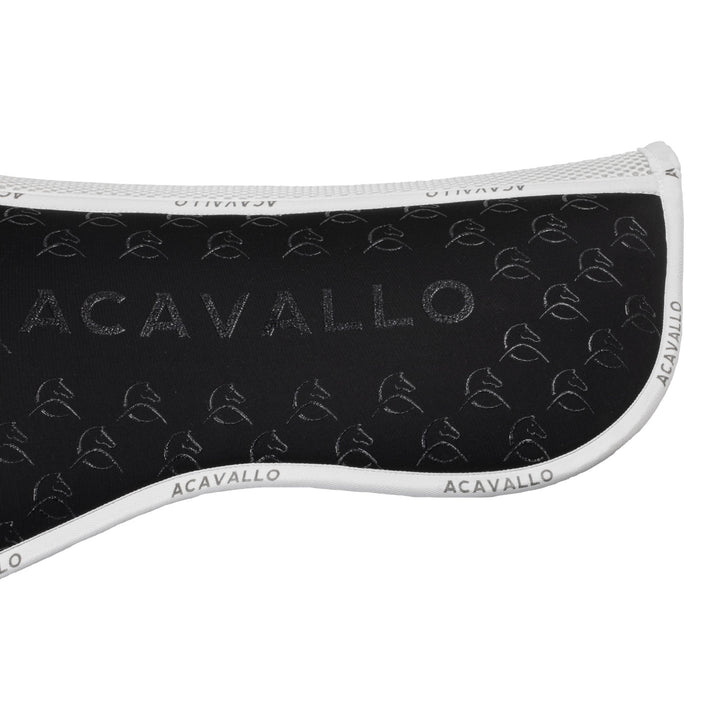 Acavallo Memory Foam 3D Spacer Silicone Grip Half Pad - Dressage