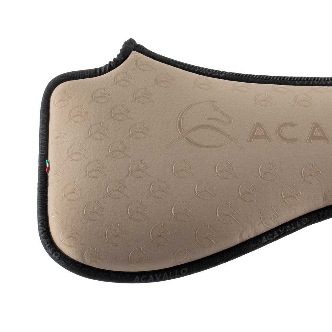 Acavallo Memory Foam 3D Spacer Silicone Grip Half Pad - Dressage