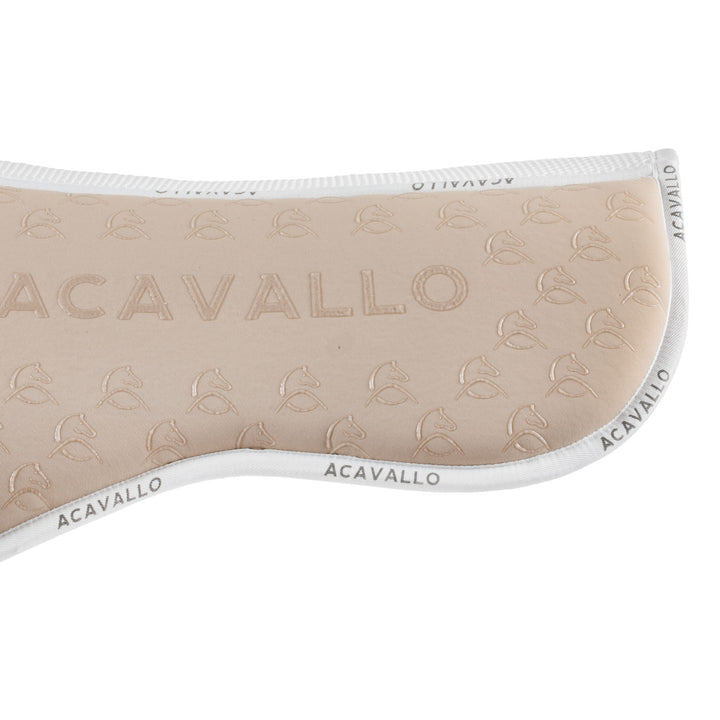 Acavallo Memory Foam 3D Spacer Silicone Grip Half Pad - Dressage