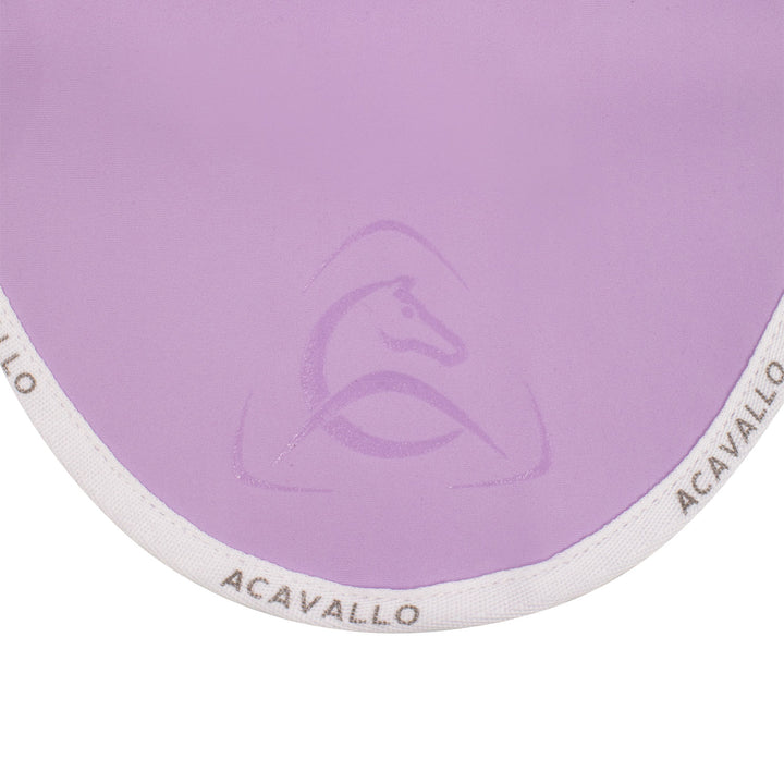 Acavallo Elastane Fly Veil Silicone Logo - Lilla/White