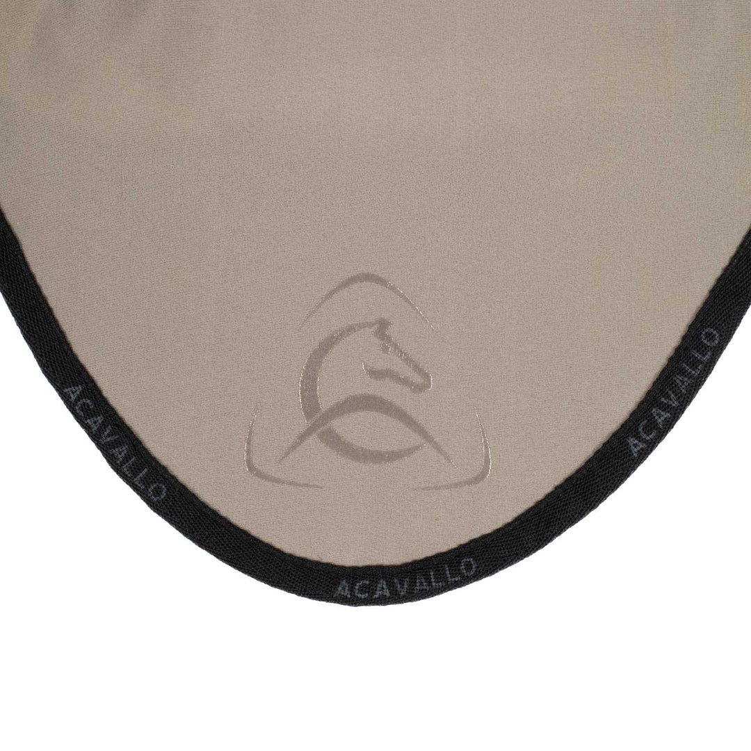 Acavallo Elastane Fly Veil Silicone Logo - Terra/Black