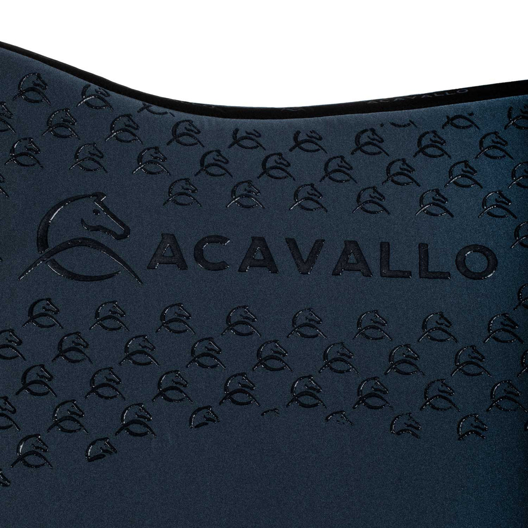 Acavallo Saddle Pad Dressage Classic Silicone Grip - Smoke Dore/Black