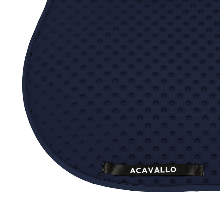 Acavallo Sublime Dotted Saddle Pad in Technical Fabric - Navy
