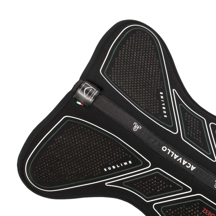 Acavallo Sublime Zero Impact Pad Half Pad - Black