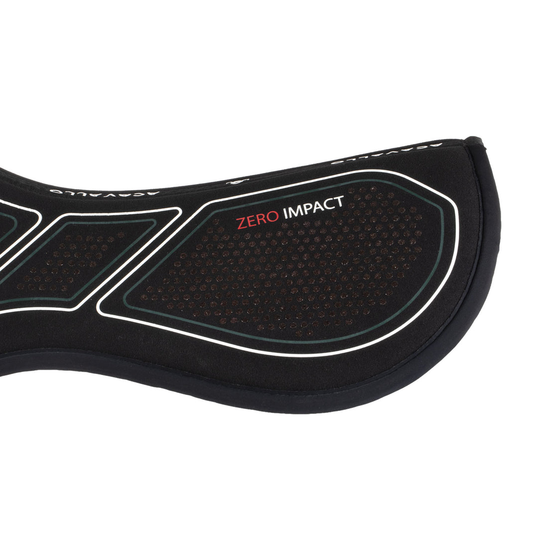 Acavallo Sublime Zero Impact Pad Half Pad - Black