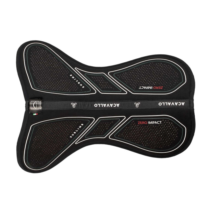 Acavallo Sublime Zero Impact Pad Half Pad - Black