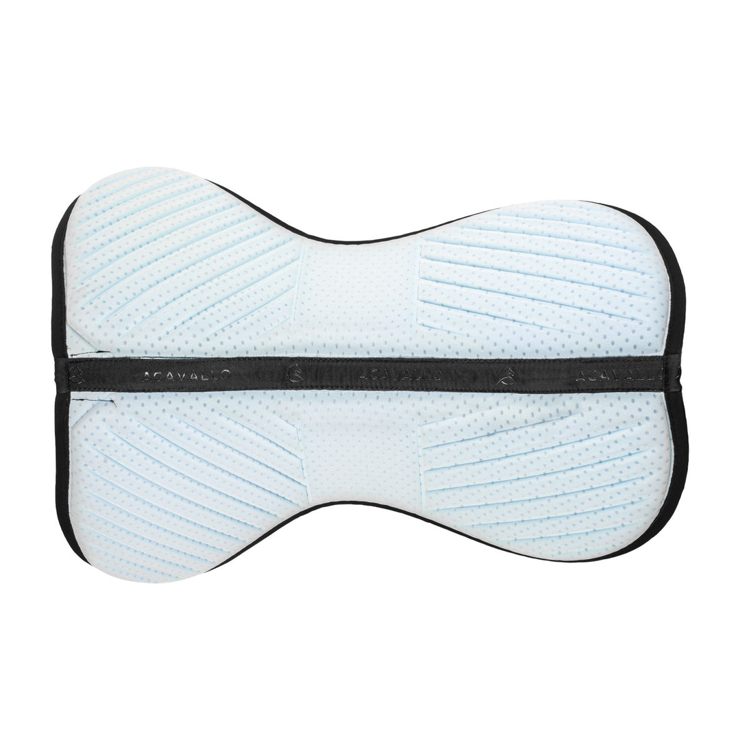 Acavallo Sublime Zero Impact Pad Half Pad - Total Black