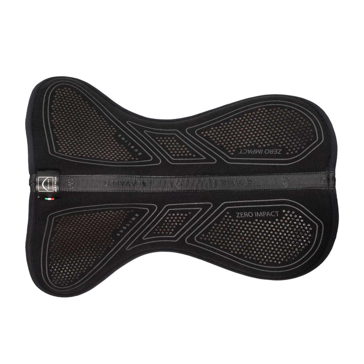 Acavallo Sublime Zero Impact Pad Half Pad - Total Black