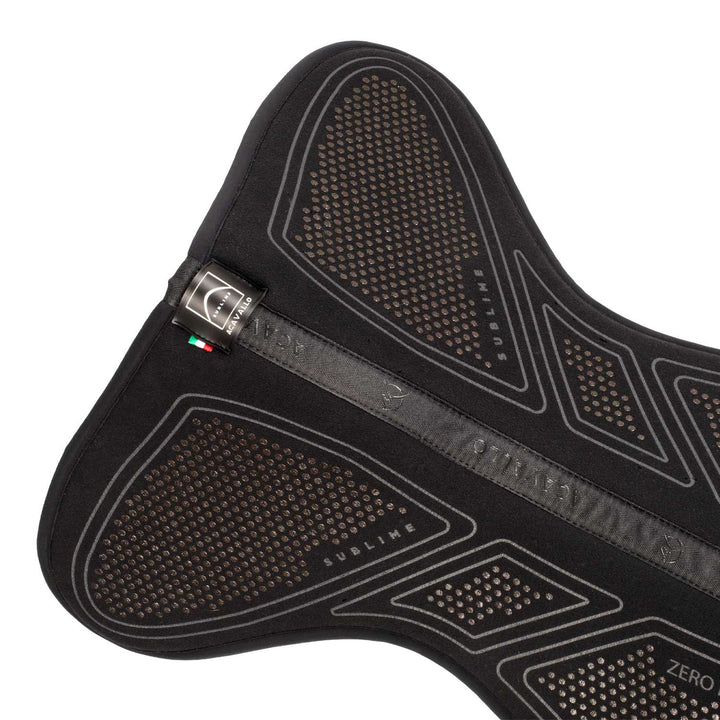 Acavallo Sublime Zero Impact Pad Half Pad - Total Black
