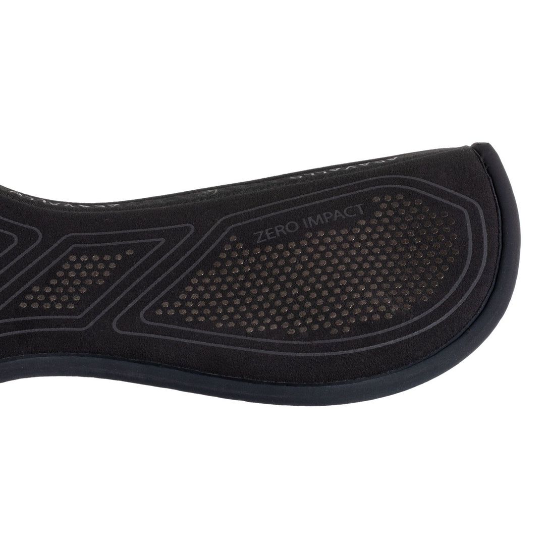 Acavallo Sublime Zero Impact Pad Half Pad - Total Black