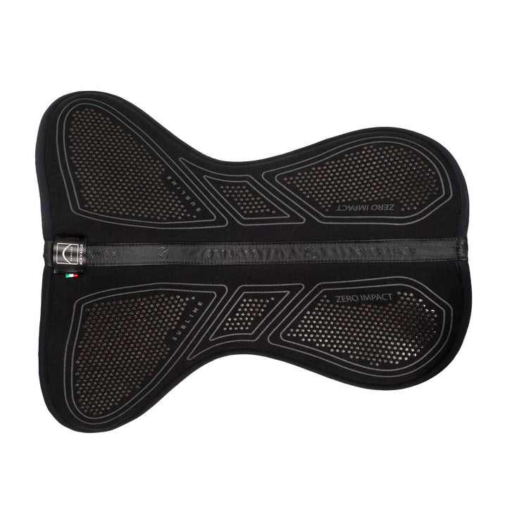 Acavallo Sublime Zero Impact Pad Half Pad - Total Black