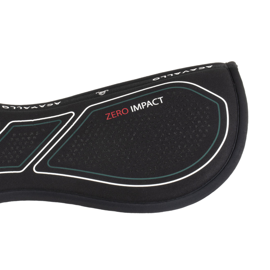 Acavallo Sublime Zero Impact Pad Half Pad - Black