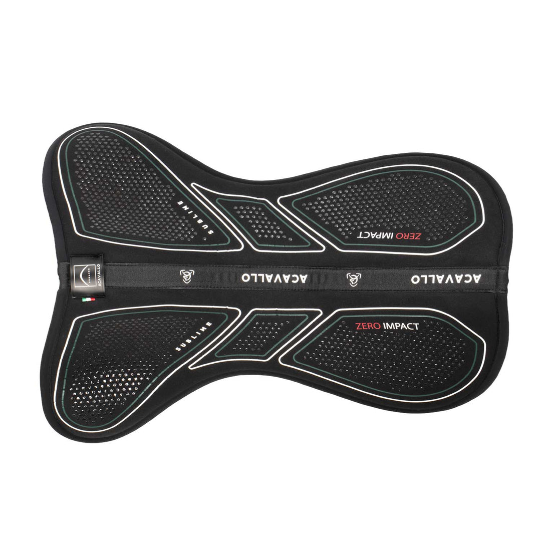 Acavallo Sublime Zero Impact Pad Half Pad - Black