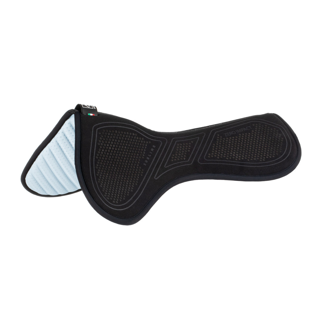 Acavallo Sublime Zero Impact Pad Half Pad - Total Black