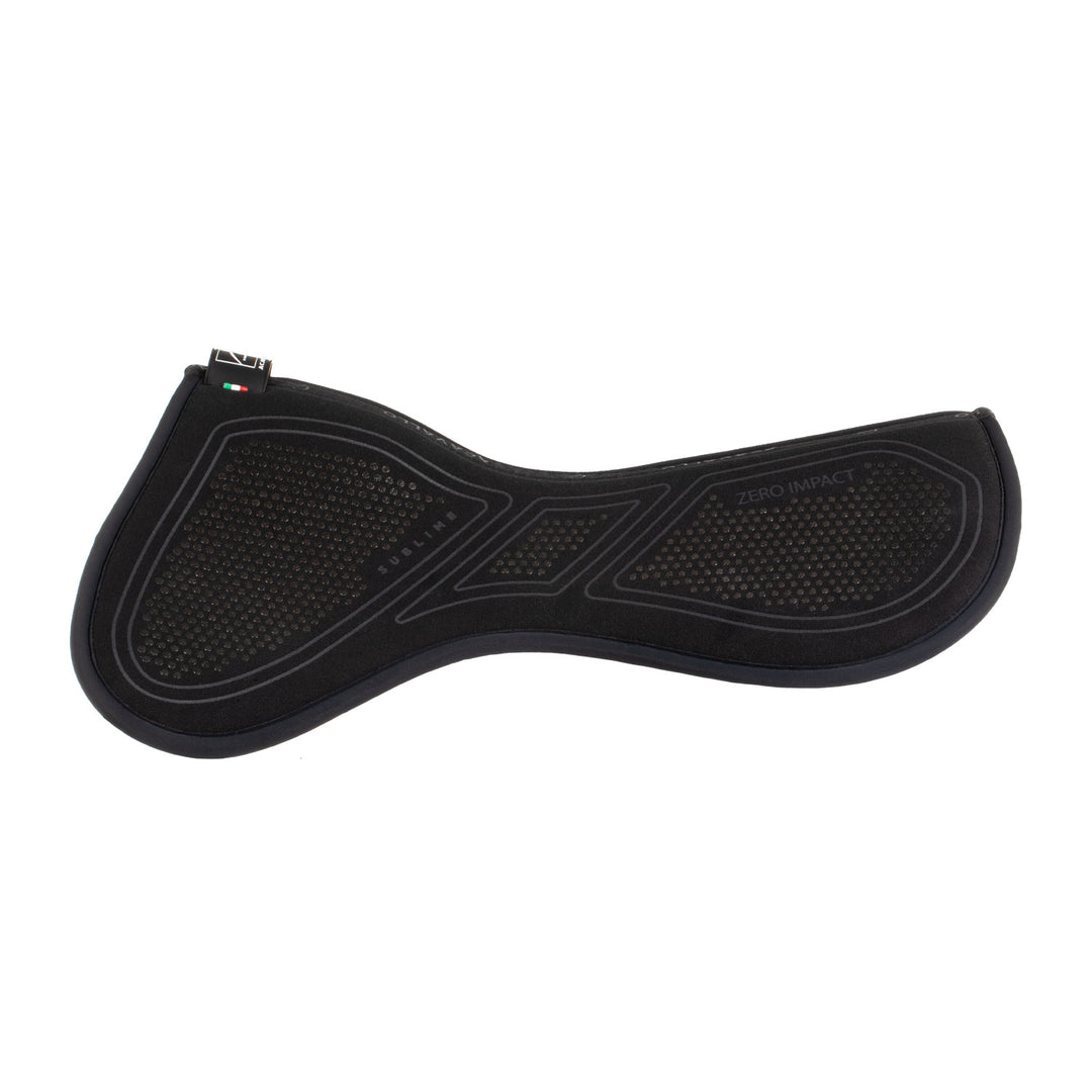 Acavallo Sublime Zero Impact Pad Half Pad - Total Black