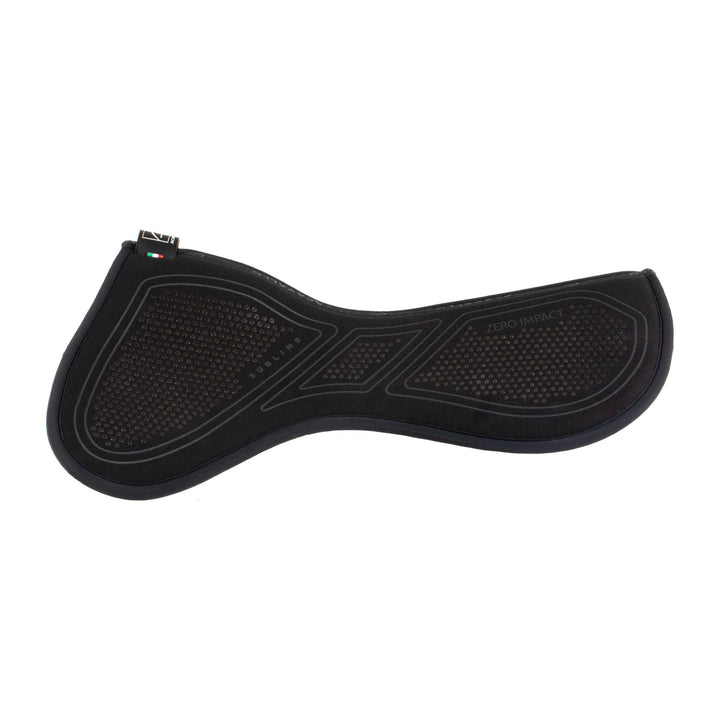 Acavallo Sublime Zero Impact Pad Half Pad - Total Black