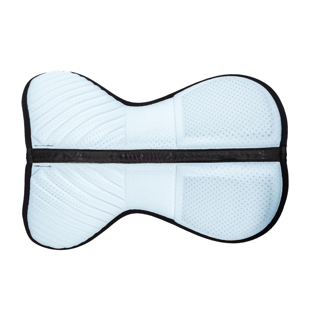 Acavallo Sublime Zero Impact Pad Half Pad - Total Black