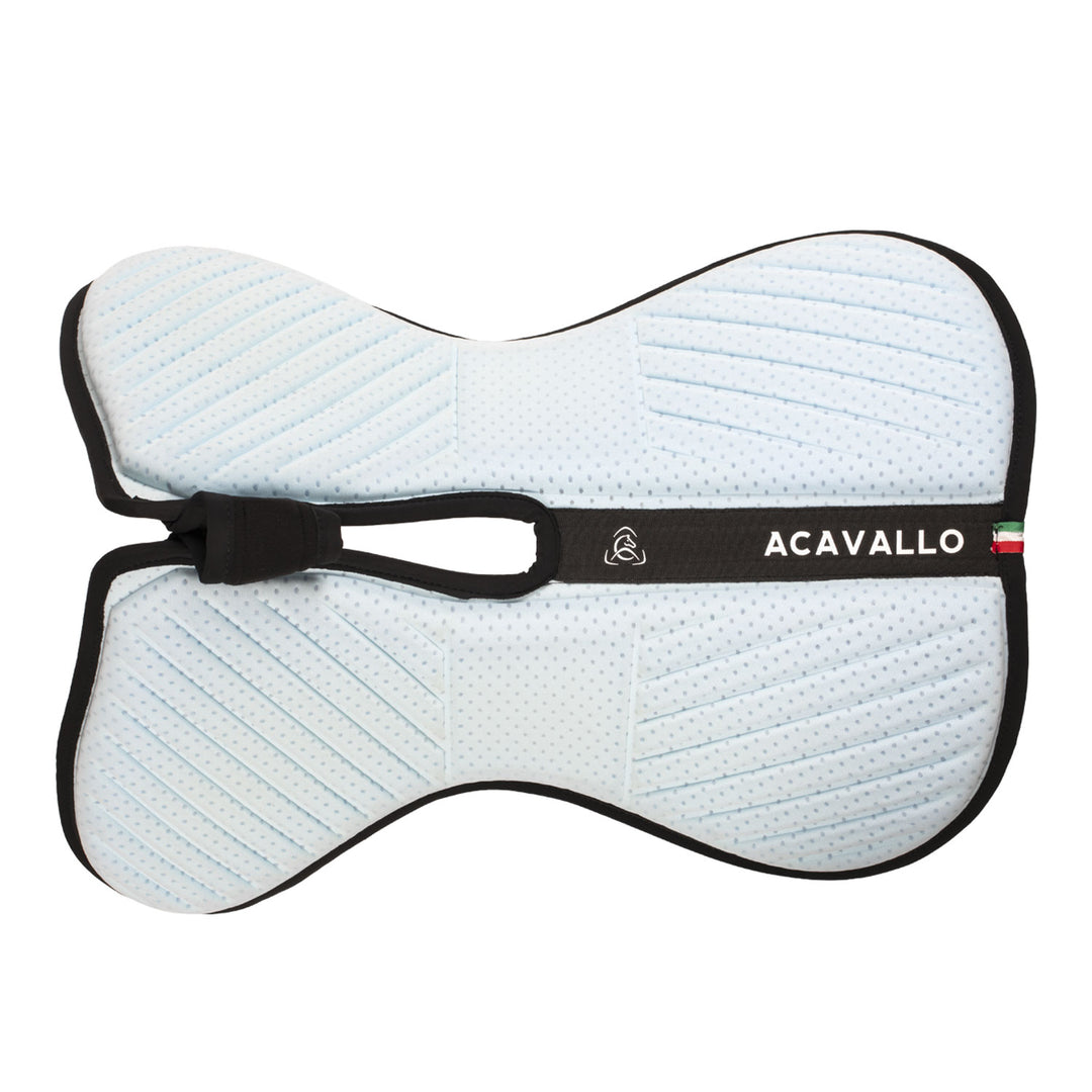 Acavallo Sublime Zero Impact Pad Withers Free Half Pad - Black