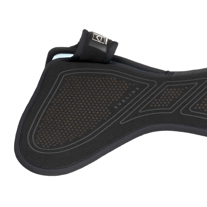 Acavallo Sublime Zero Impact Pad Withers Free Half Pad - Total Black