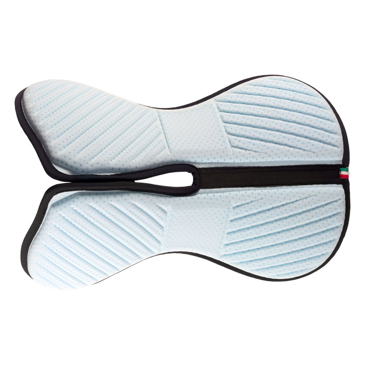 Acavallo Sublime Zero Impact Pad Withers Free Half Pad - Total Black