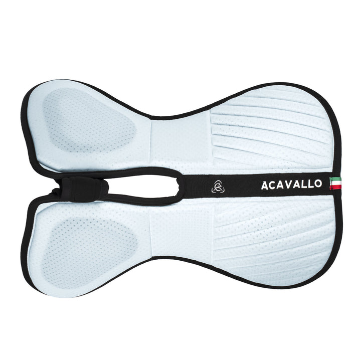 Acavallo Sublime Zero Impact Pad Withers Free Half Pad - Black