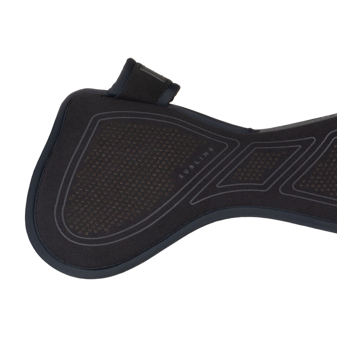 Acavallo Sublime Zero Impact Pad Withers Free Half Pad - Total Black