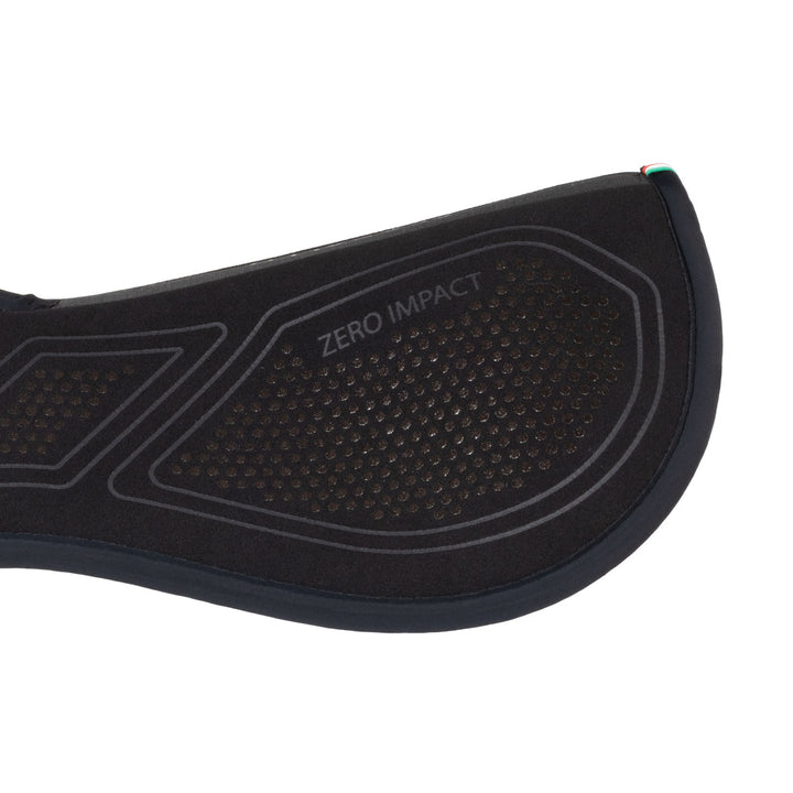 Acavallo Sublime Zero Impact Pad Withers Free Half Pad - Total Black