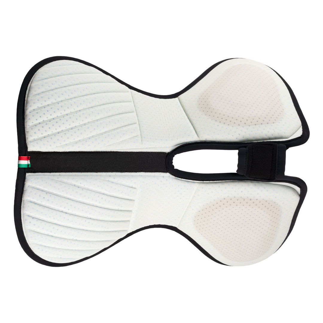 Acavallo Sublime Zero Impact Pad Withers Free Half Pad - Total Black