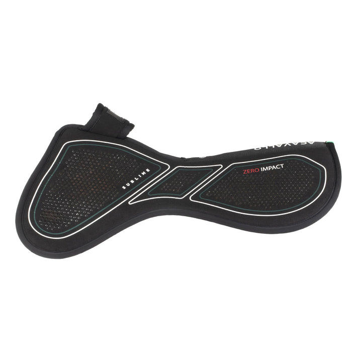 Acavallo Sublime Zero Impact Pad Withers Free Half Pad - Black