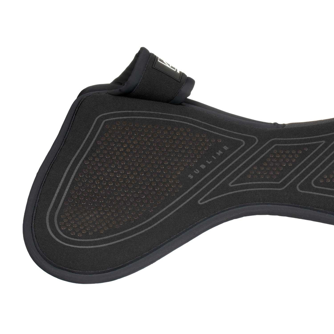 Acavallo Sublime Zero Impact Pad Withers Free Half Pad - Total Black