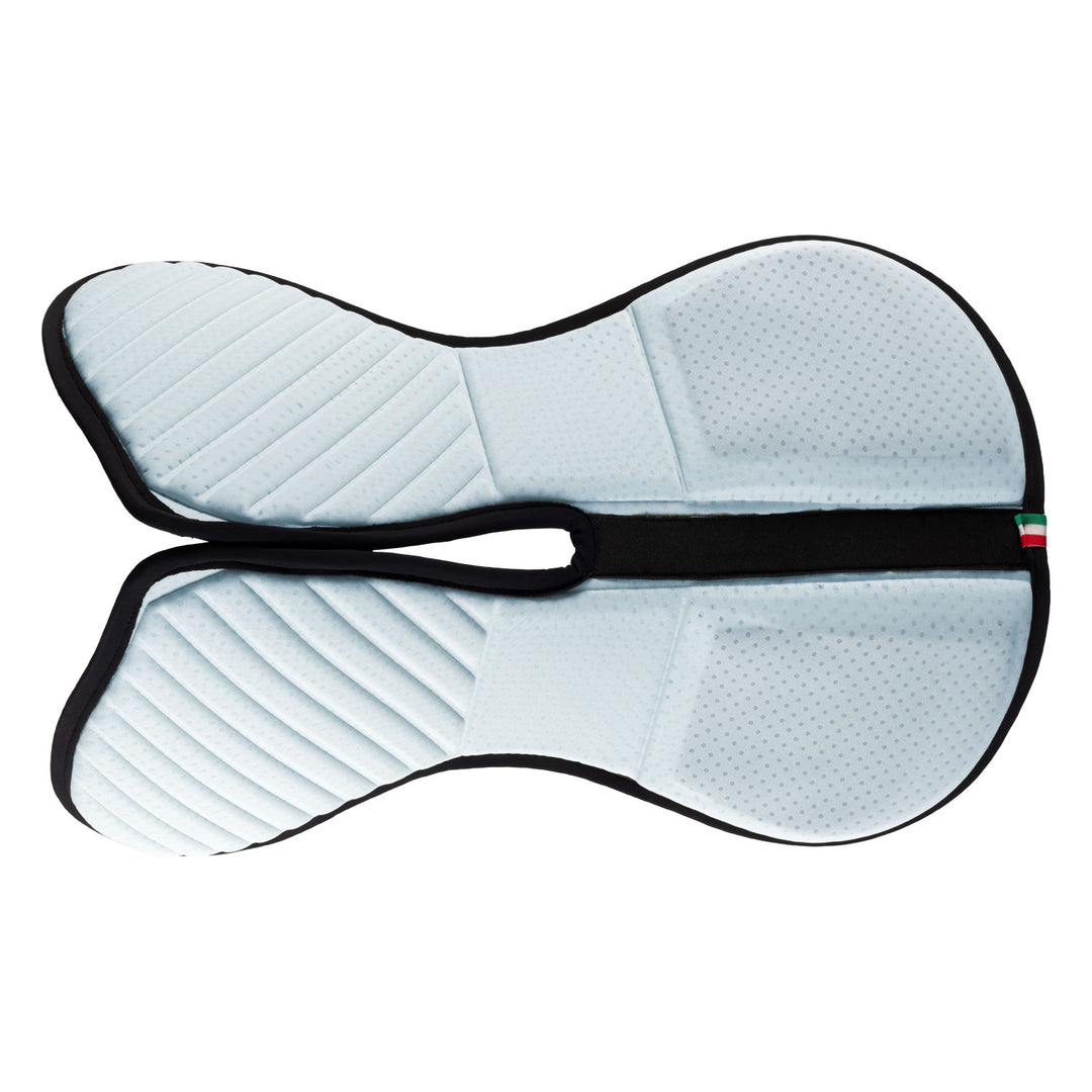 Acavallo Sublime Zero Impact Pad Withers Free Half Pad - Total Black