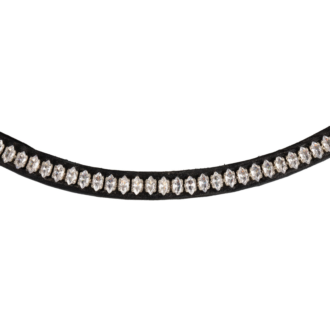 Acavallo Browband Calfskin &amp; Oval Crystals - Acavallo
