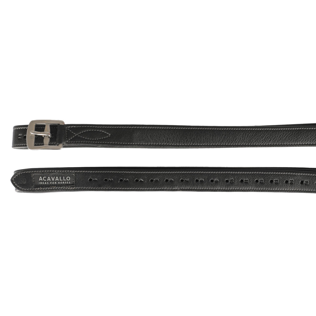 Acavallo Calfskin Stirrup Leathers Internal Reinforcement - Acavallo