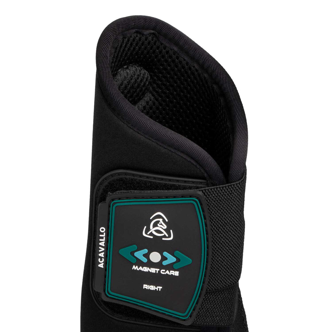 Acavallo Magnet Care Front Boots - Black