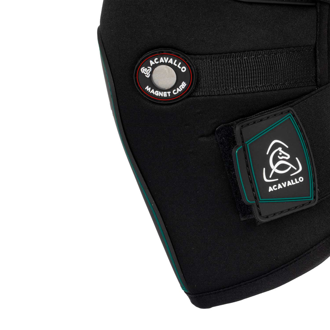 Acavallo Magnet Care Hind Boots - Black/Red