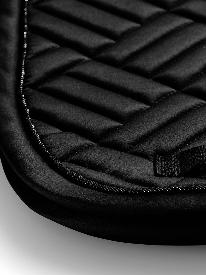 Equestrian Stockholm Modern Dressage Saddle Pad - Black - Dressage Saddle Pad - Kingdom Equestrian