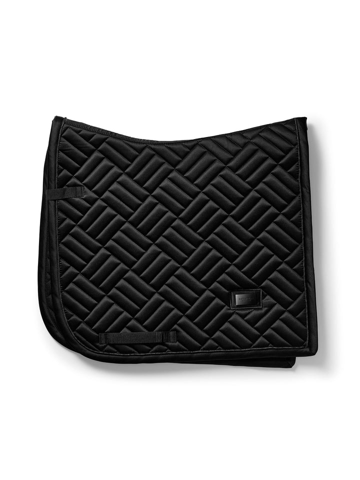Equestrian Stockholm Modern Dressage Saddle Pad - Black - Dressage Saddle Pad - Kingdom Equestrian