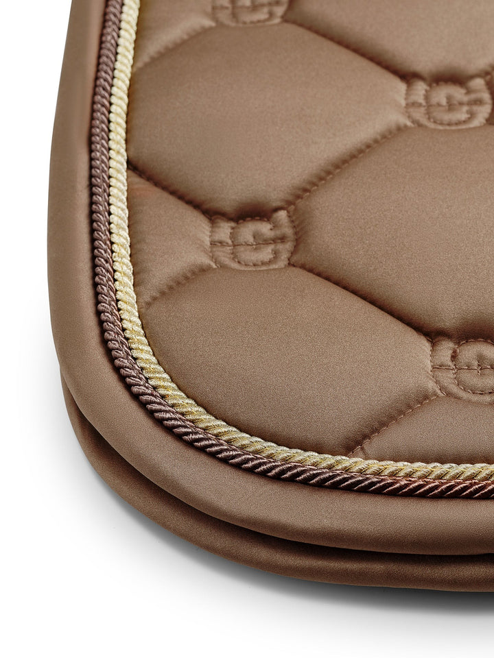 Equestrian Stockholm Classic Dressage Saddle Pad - Champagne - Dressage Saddle Pad - Kingdom Equestrian