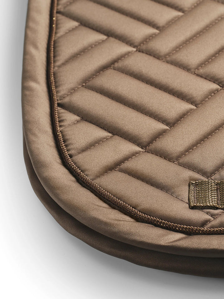 Equestrian Stockholm Modern Classic Dressage Saddle Pad - Champagne - Dressage Saddle Pad - Kingdom Equestrian