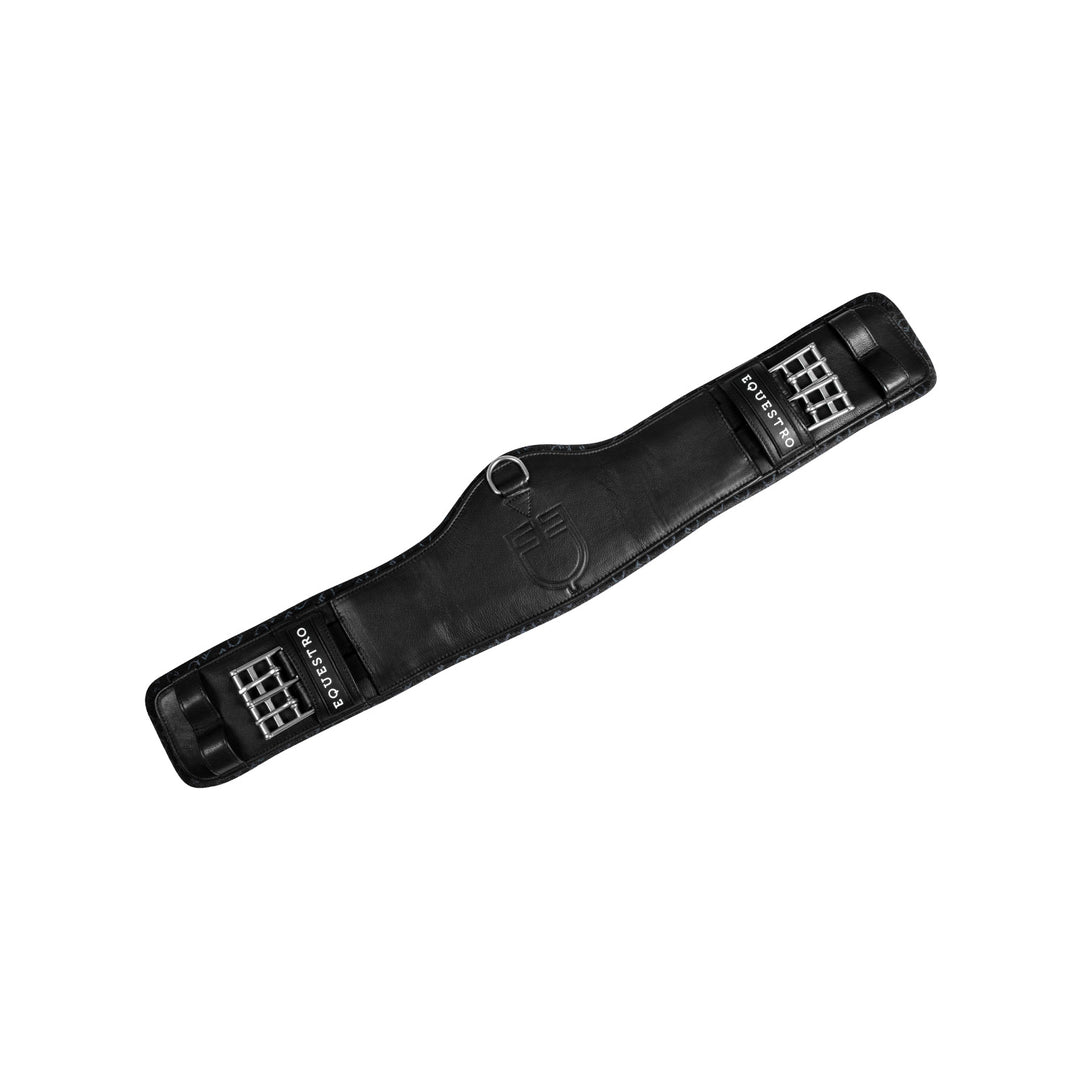 Equestro Shaped Dressage Girth - Black