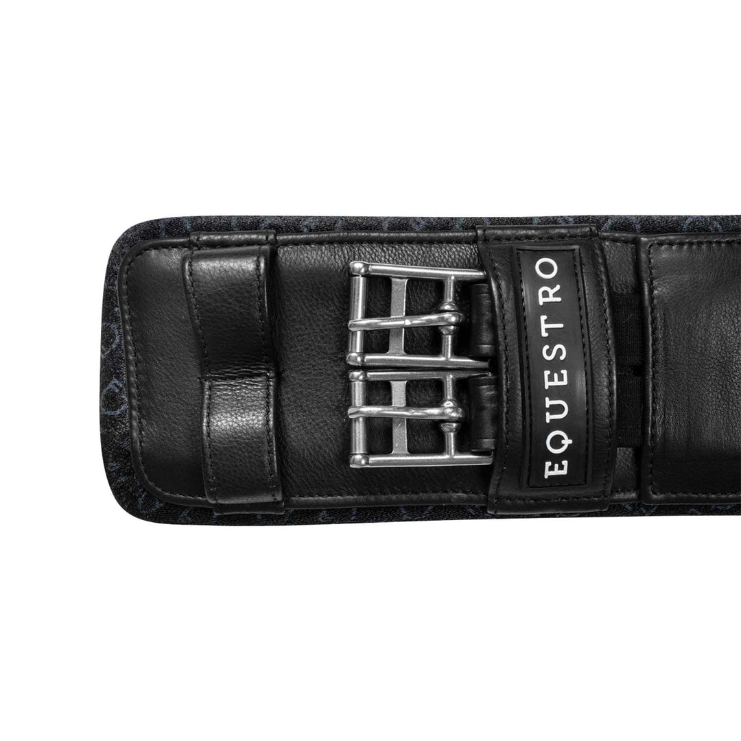 Equestro Shaped Dressage Girth - Black