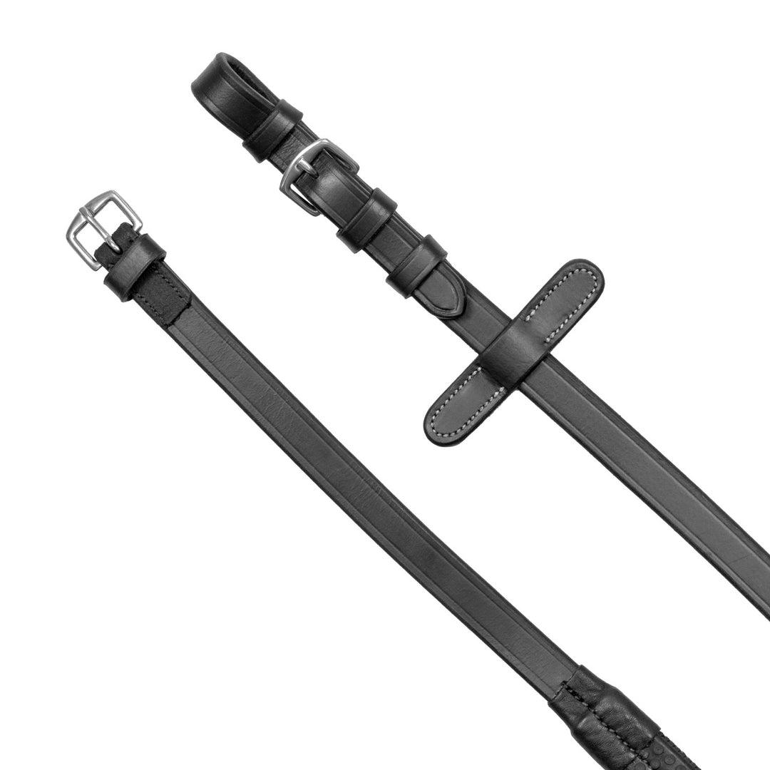 Equestro Soft Leather Stitched Bridle - Dark Brown