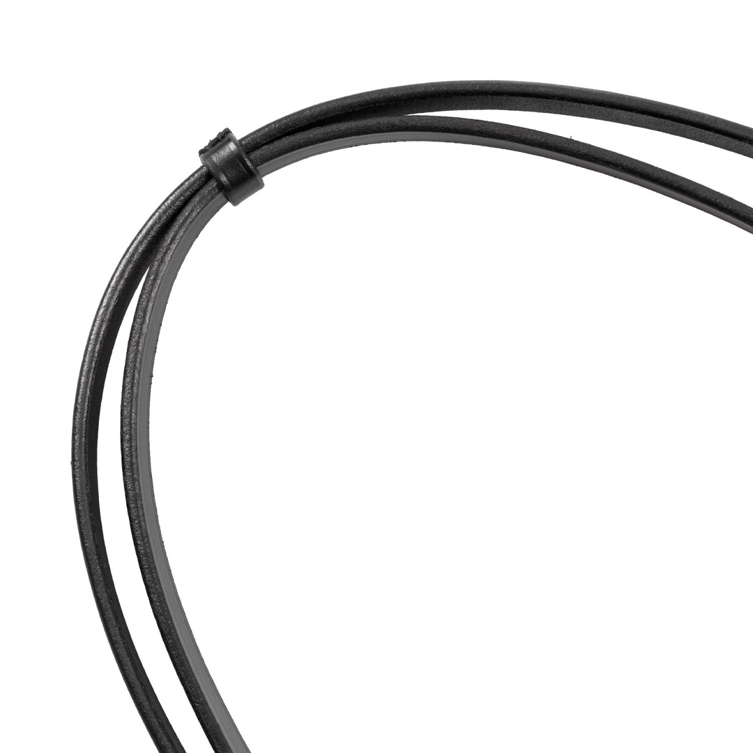 Equestro Leather Dressage Bridle with Anatomical Headpiece - Black