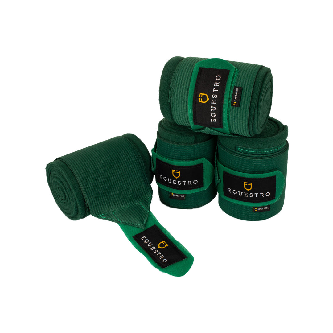 Equestro Breathable Fleece Bandages with Elastic