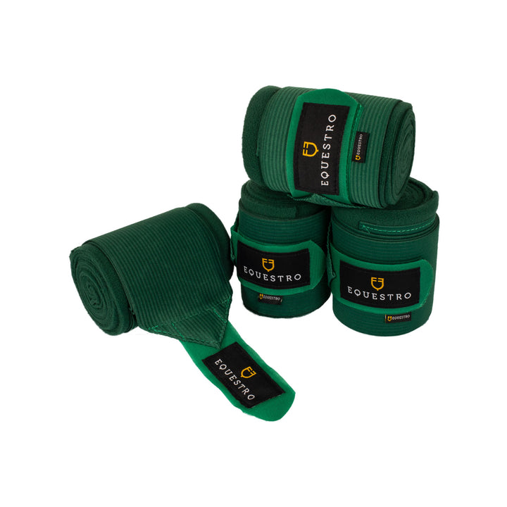 Equestro Breathable Fleece Bandages with Elastic