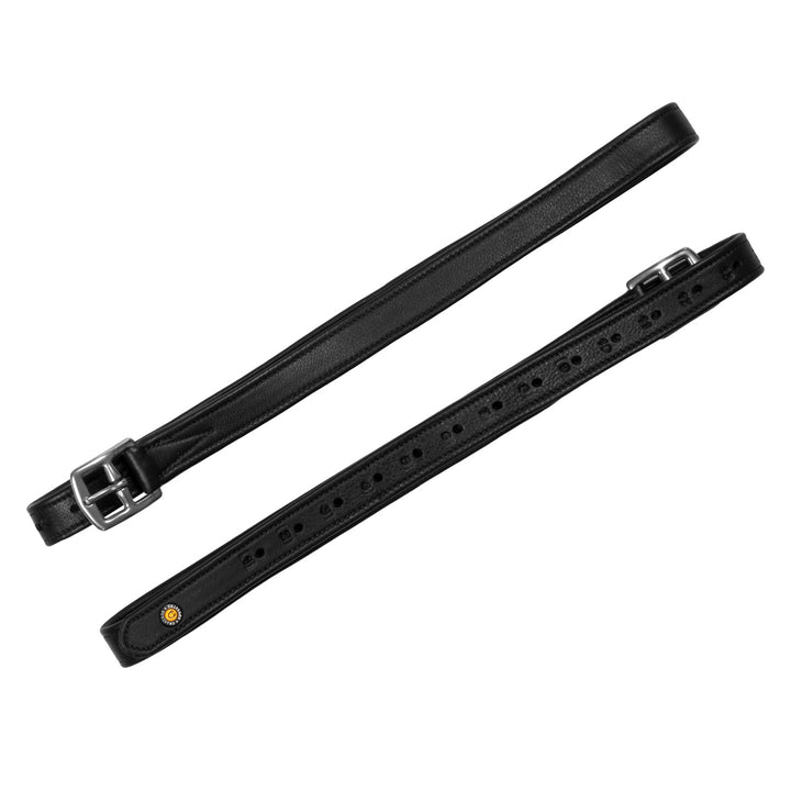 Equestro Leathers Stirrup with Numbered Holes - Dark Brown