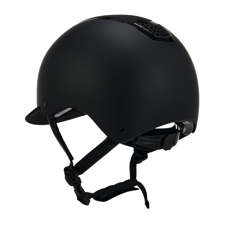 Equestro Ultra Light Helmet with Polished Frame - Navy/Silver