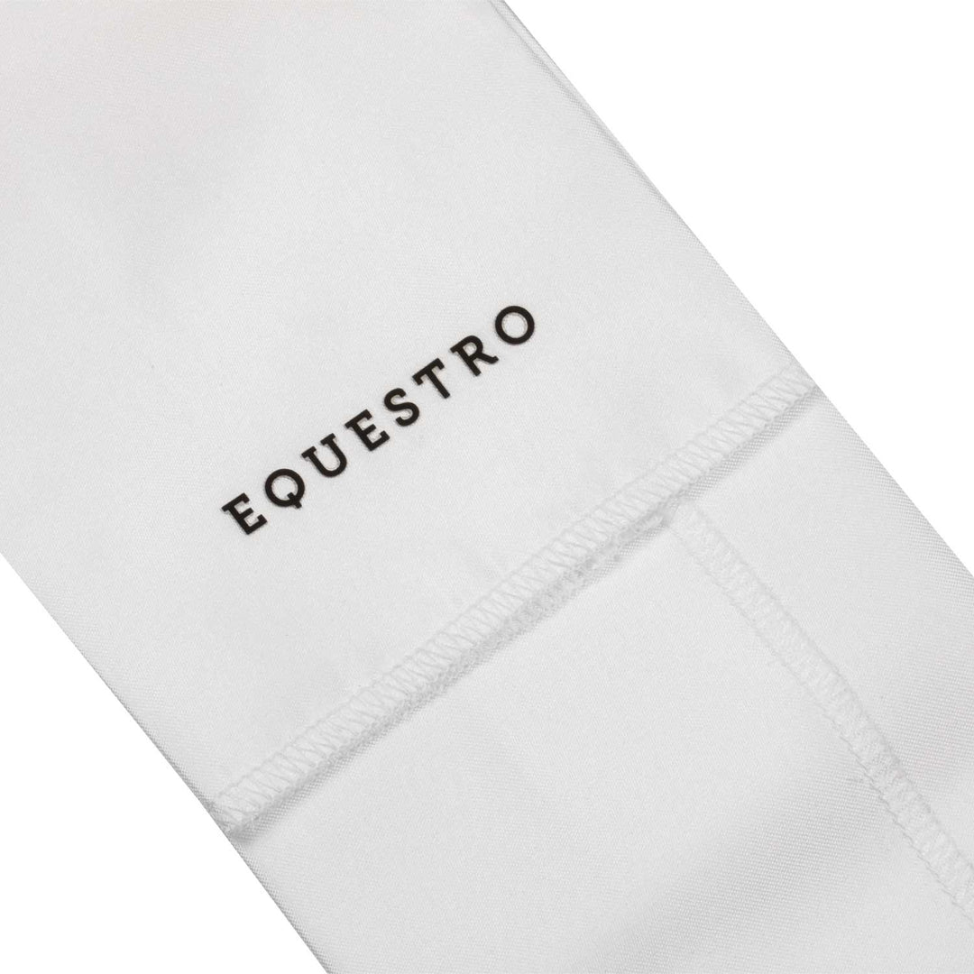 Equestro Impero Dressage Plastron - White/Black